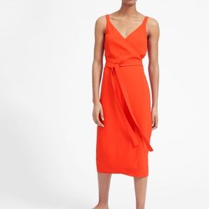 Everlane Japanese GoWeave Tank Wrap Dress